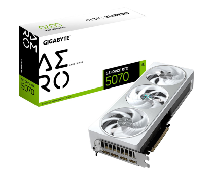 Karta graficzna GIGABYTE GeForce RTX 5070 Aero OC 12GB GDDR7 DLSS4